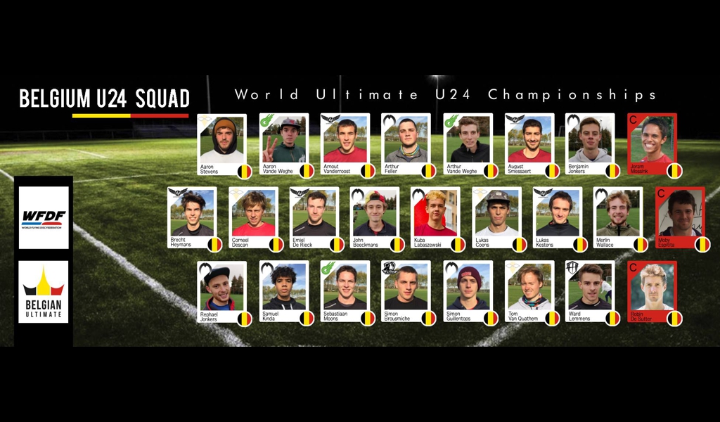 Belgium U24 Team - WK 2019