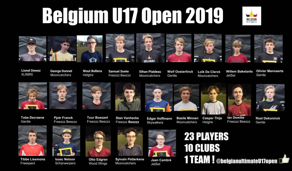 Belgium U17 - EK 2019